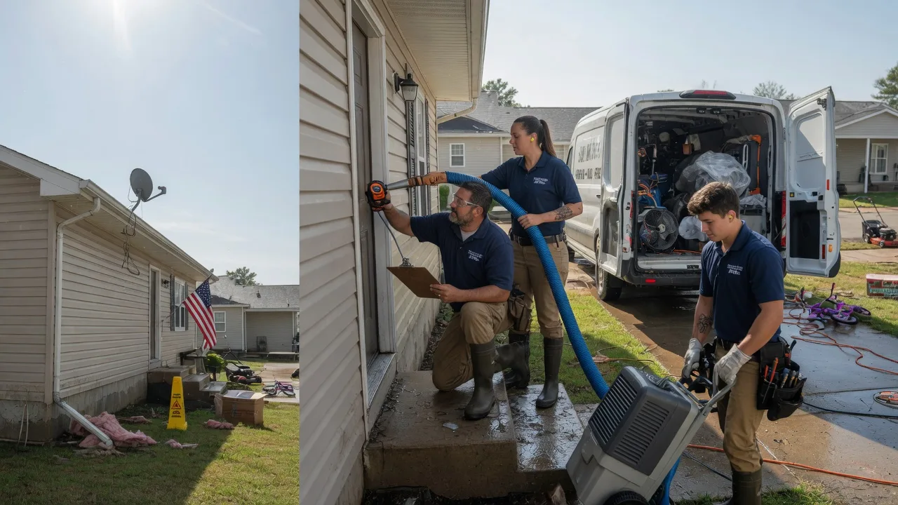 Ceiling Water Damage Restoration in Hillsdale, OK near me