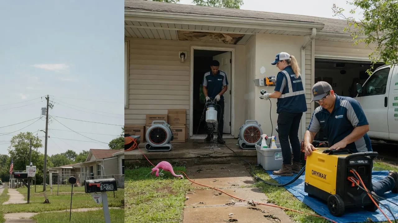Storm Damage Water Removal in Hillsdale, OK near me